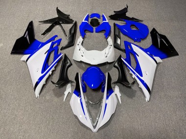 Carénages Moto Triumph Daytona 675 2013-2016 - Blanc Bleu Noir Brillant Vendre