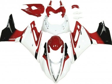 Carénages Moto Triumph Daytona 675 2013-2016 - Blanc Rouge Noir Brillant Vendre