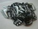 Carénages Moto Honda CBR600 F3 1995-1996 - Argent Noir Brillant SevenStars