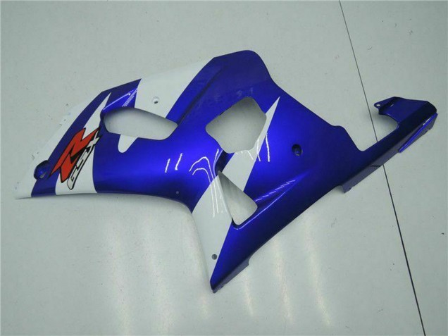 Carénages Moto Suzuki GSXR 600/750 2001-2003 - Blanc Bleu Noir