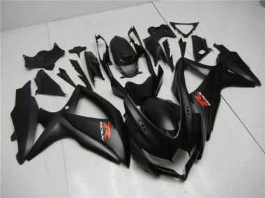 Carénages Moto Suzuki GSXR 600/750 2008-2010 - Noir Mat Rouge Vendre