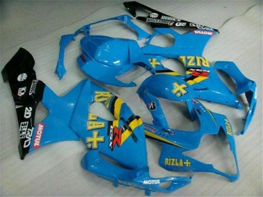 Carénages Moto Suzuki GSXR 1000 2005-2006 - Bleu Or Noir Rizla Vendre
