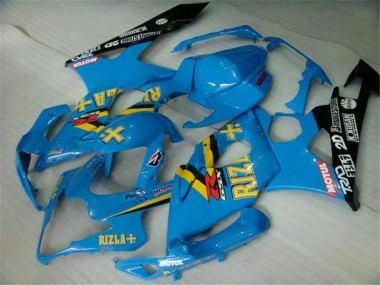 Carénages Moto Suzuki GSXR 1000 2005-2006 - Bleu Or Noir Rizla Vendre