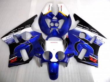 Carénages Moto Honda CBR400RR NC23 1987-1989 - Blanc Jaune Bleu Noir Brillant Corona Motul Vendre