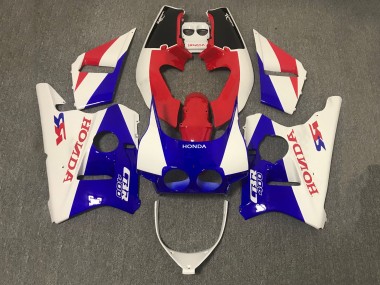 Carénage Moto Honda CBR400RR NC23 1987-1989 - Blanc Rouge Bleu Vendre