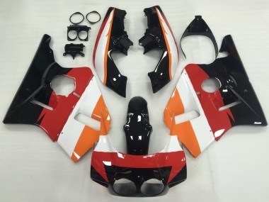 Carénages Moto Honda CBR400RR NC23 1987-1989 - Orange Blanc Rouge Noir Brillant Vendre