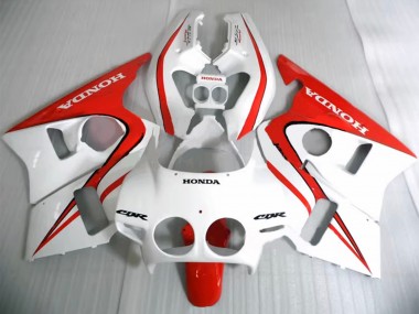 Carénages Moto Honda CBR400RR NC23 1987-1989 - Blanc Rouge Vendre