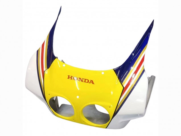 Carénages Moto Honda CBR400RR NC23 1987-1989 - Blanc Jaune Bleu Rothmans