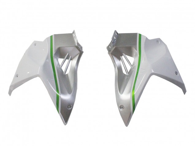 Carénages Moto Kawasaki Ninja H2 2015-2022 - Blanc Argent Vert
