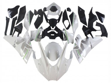 Carénages Moto Kawasaki Ninja H2 2015-2022 - Blanc Argent Vert Vendre