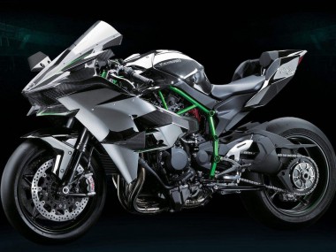 Kits Carénage Moto Kawasaki Ninja H2 2015-2022 - Gris Vendre