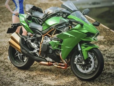 Carénages Moto Kawasaki Ninja H2 2015-2022 - Vert Vendre