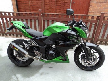 Carénage Moto Kawasaki Z250/Z300 2015-2016 - Vert Noir Mat Vendre