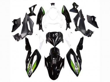 Carénages Moto Kawasaki Z400 2018-2024 - Blanc Noir Brillant Vert Vendre