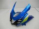 Kits Carénage Moto Suzuki GSXR 1000 2009-2016 - Bleu Vert Blanc