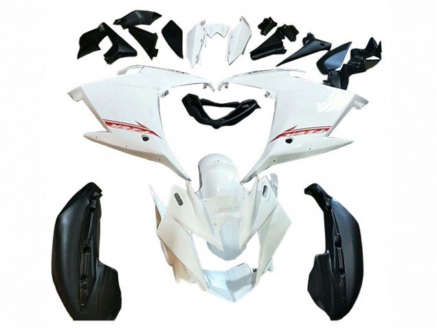 Carénages Moto Yamaha FZ6R 2009-2015 - Blanc Noir Rouge