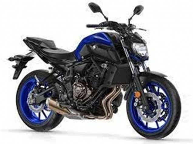 Carénages Moto Yamaha MT07/FZ07 2012-2017 - Bleu Noir