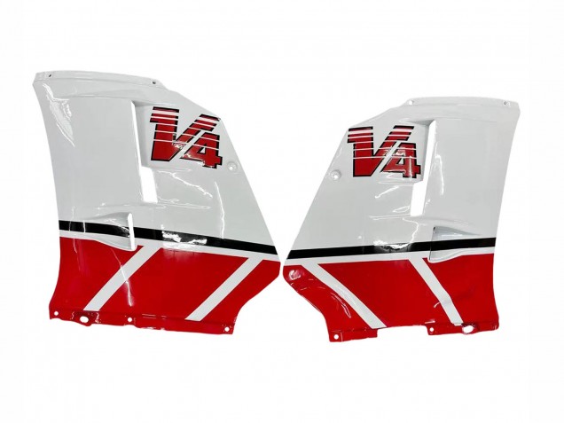Carénages Moto Yamaha RZV500 / RD500 1985-1987 - Blanc Rouge Noir