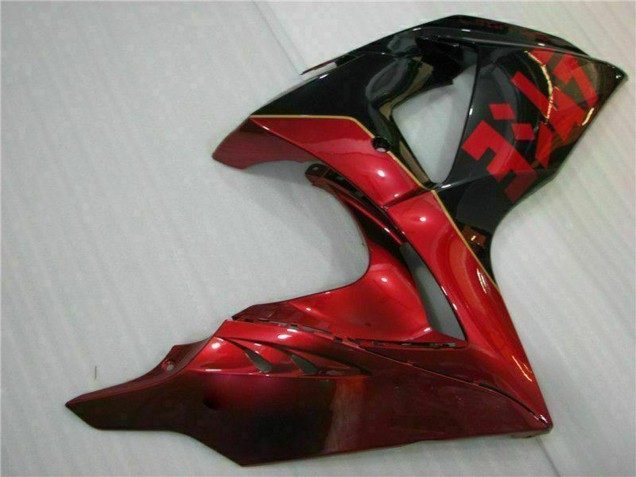 Carénages Moto Suzuki GSXR 1000 2009-2016 - Rouge Noir Brillant