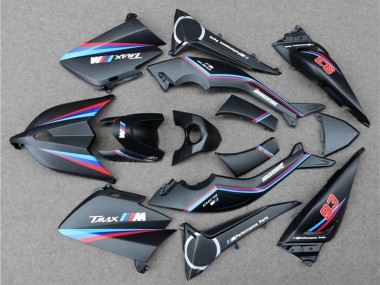 Carénages Moto Yamaha TMAX530 2012-2014 - Noir Mat Rouge Bleu 93 Vendre