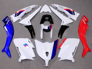 Carénage Moto Yamaha TMAX530 2012-2014 - Blanc Rouge Bleu Vendre