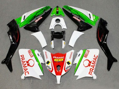 Carénages Moto Yamaha TMAX530 2012-2014 - Blanc Rouge Vert Pramac Fiamm Vendre