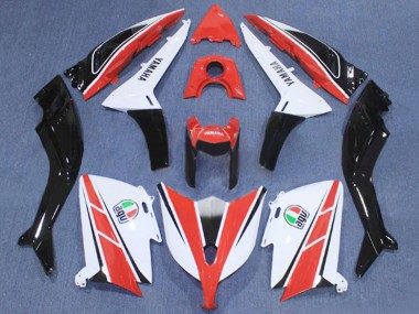 Carénage Moto Yamaha TMAX530 2012-2014 - Rouge Blanc Noir Vendre