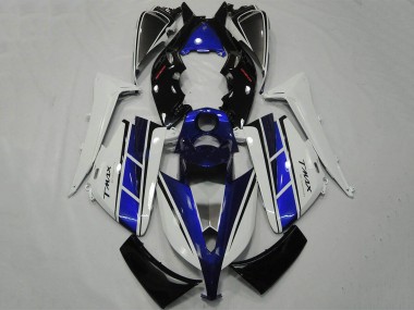 Carénage Moto Yamaha TMAX530 2012-2014 - Blanc Bleu Noir Vendre