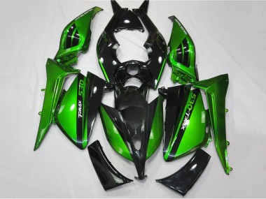 Carénages Moto Yamaha TMAX530 2012-2014 - Vert Brillant Noir Vendre