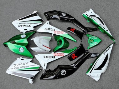 Carénages Moto Yamaha TMAX530 2012-2014 - Blanc Vert Noir Semakin Didepan ENEOS Vendre