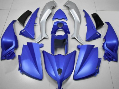 Carénages Moto Yamaha TMAX530 2012-2014 - Bleu Mat Argent Vendre