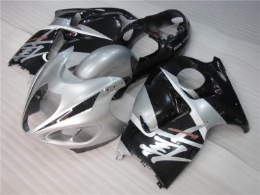Carénages Moto Suzuki GSXR 1300 Hayabusa 1996-2007 - Argent Noir Vendre