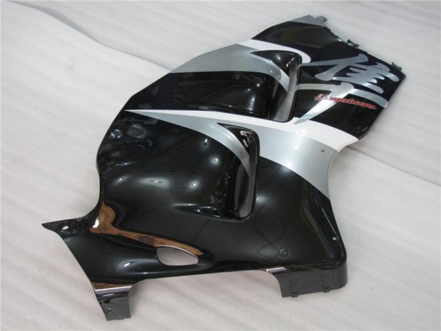 Carénages Moto Suzuki GSXR 1300 Hayabusa 1996-2007 - Argent Noir