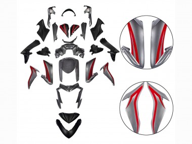 Carénages Moto Suzuki GSX-S 1000 2015-2020 - Rouge Argent Vendre