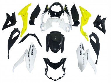 Carénages Moto Suzuki GSX-S 750 2017-2022 - Blanc Jaune Vendre