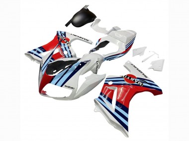 Carénages Moto Suzuki SV650 2003-2013 - Blanc Rouge Bleu Martini Vendre