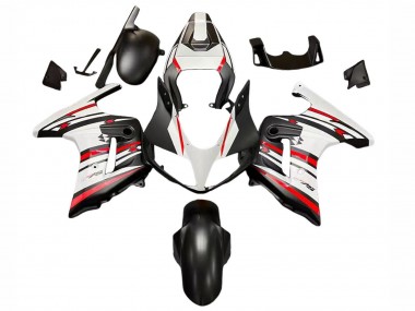 Carénages Moto Suzuki SV650 2003-2013 - Blanc Rouge Noir Vendre