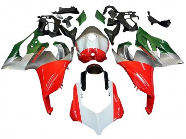 Carénages Moto Ducati Panigale V2 2020-2024 - Argent Rouge Vert Vendre