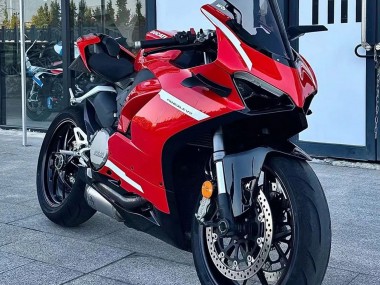 Carénages Moto Ducati Panigale V2 2020-2024 - Rouge Blanc Vendre