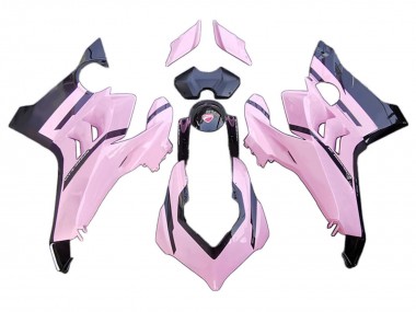 Carénages Moto Ducati Panigale V4 V4S 2020-2021 - Rose Noir Brillant Vendre