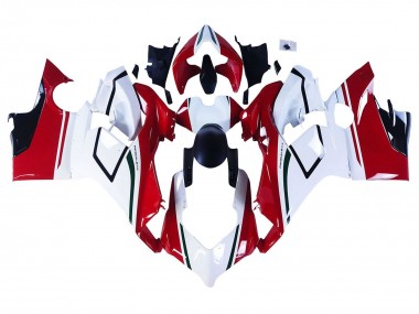 Carénages Moto Ducati Panigale V4 V4S 2018-2019 - Blanc Rouge Vert Noir Brillant Vendre