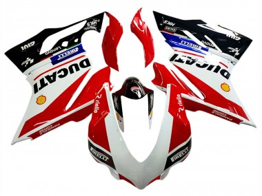 Carénages Moto Ducati Panigale V4 V4S 2018-2019 - Blanc Rouge Noir Brillant Lenovo Vendre