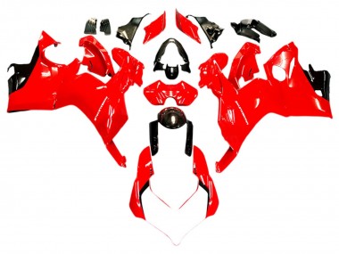 Carénages Moto Ducati Panigale V4 V4S 2018-2019 - Blanc Rouge Noir Brillant Vendre