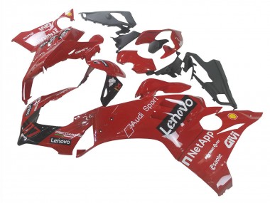 Carénage Moto Ducati Panigale V4 V4S 2020-2021 - Rouge Noir Brillant Lenovo 117 Vendre