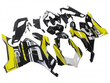 Carénages Moto Ducati Panigale V4 V4S 2020-2021 - Jaune Blanc Noir Brillant Vendre