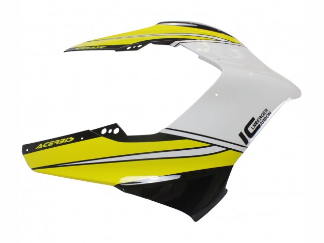 Carénages Moto Ducati Panigale V4 V4S 2020-2021 - Jaune Blanc Noir Brillant