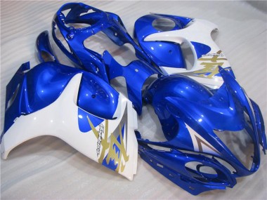 Carénages Moto Suzuki GSXR 1300 Hayabusa 2008-2020 - Blanc Bleu Vendre