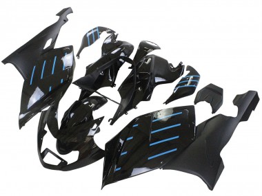 Carénages Moto BMW K1200S 2005-2010 - Noir Brillant Noir Mat Bleu Doubler Vendre