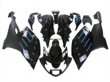 Carénages Moto BMW K1200S 2005-2010 - Noir Brillant Noir Mat Bleu Doubler Vendre