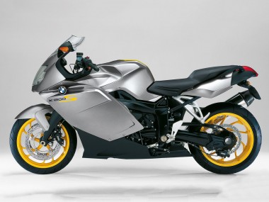 Kits Carénage Moto BMW K1200S 2005-2010 - Argent Jaune Noir Vendre
